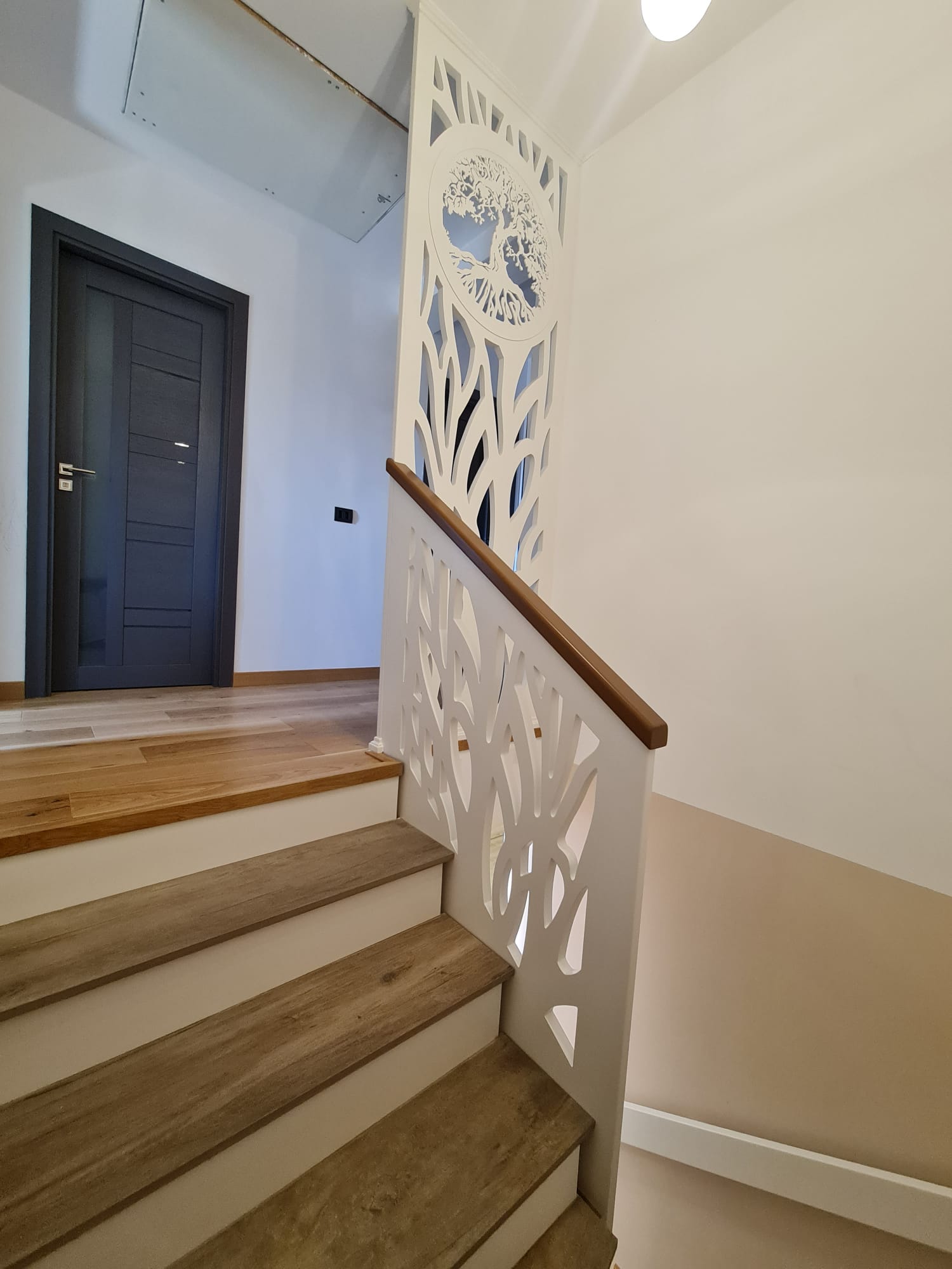 Balustrada Ornamentala Aplicata cu mana curenta - Model Arbore si Copacul Vietii