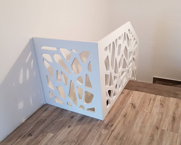 Balustrada Ornamentala Aplicata - Model Angular