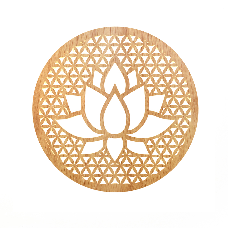 Decoratiune - Floarea Vietii & Floare de Lotus - Model 01