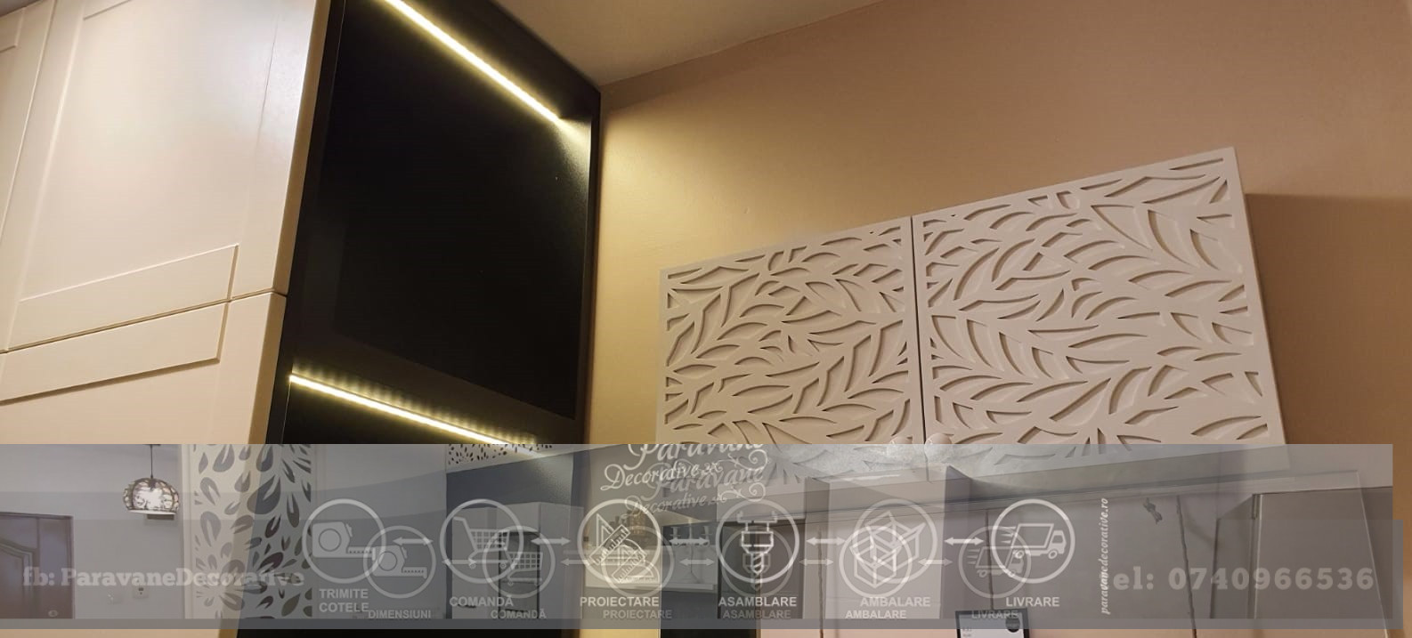 Dulapior pentru mascare panou electric