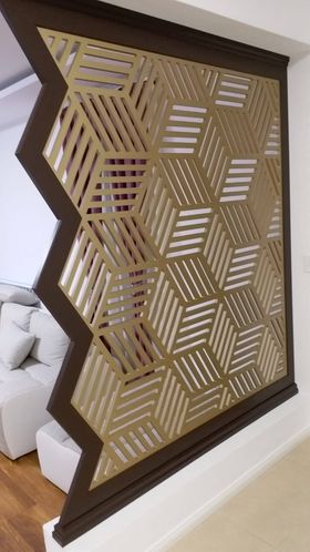 Paravan Decorativ /Despartitor, culoare speciala - Model Hexagon