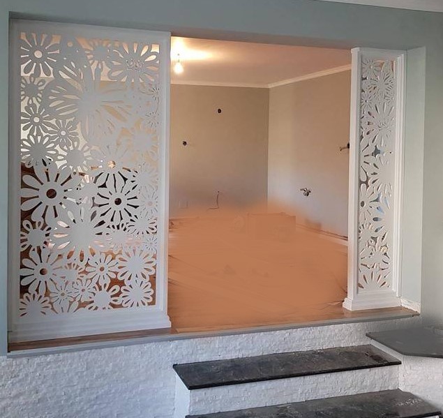 Paravan Decorativ/ Despartitor - Model Floral&Butterfly